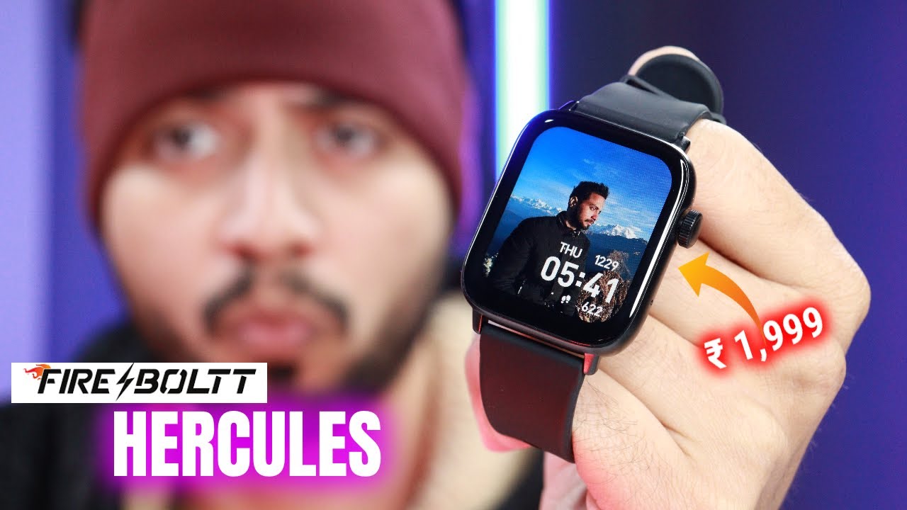 Fire-Boltt Hercules SmartWatch with 200+ WatchFaces UNBOXING !