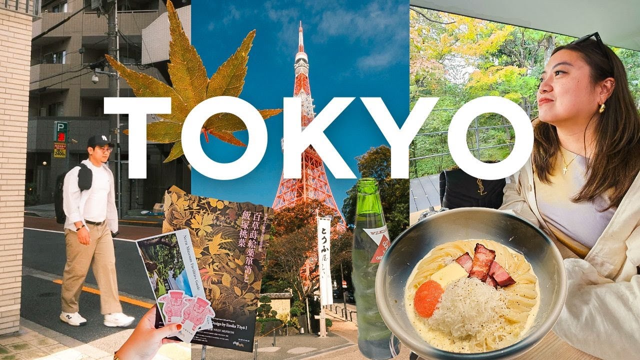 3 Days in Tokyo 🇯🇵 Ep3 | tokyo tower, nezu museum, cafe, omotesando, menchirashi, harajuku shopping