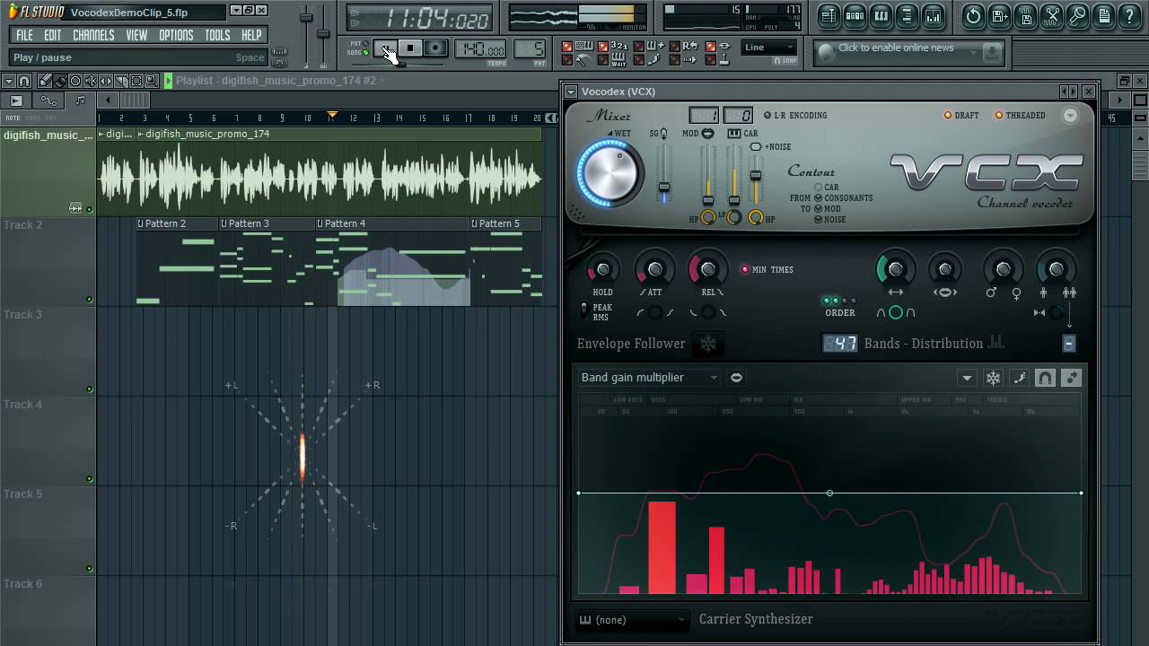 Vocodex demo project