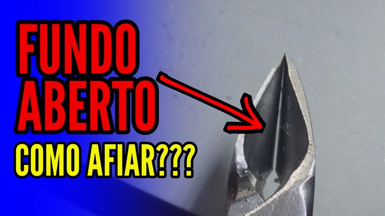 COMO AFIAR UM ALICATE COM FUNDO ABERTO NA MÁQUINA AFIBRAZ?