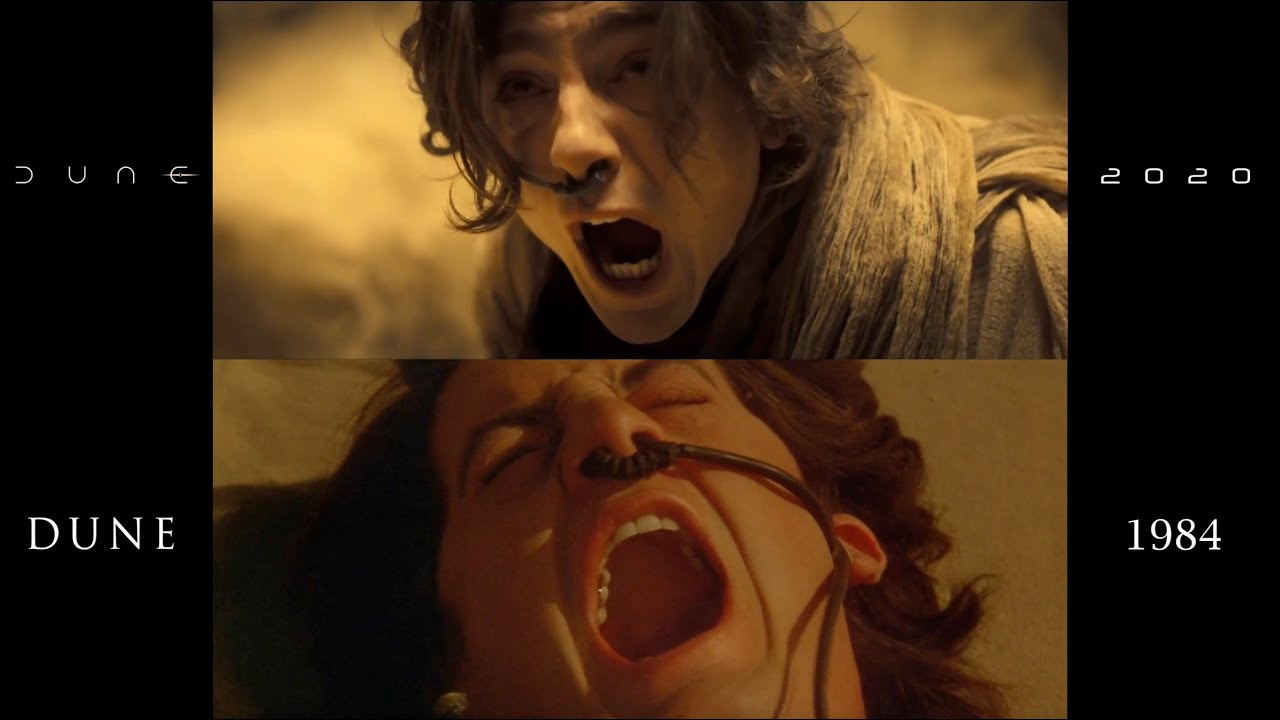 Dune (1984/2021*) side-by-side comparison (trailer #1)