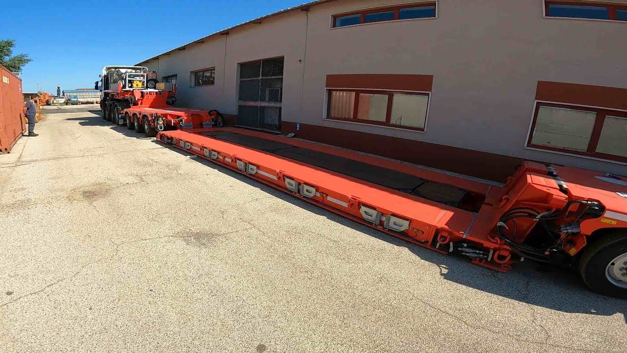 Configurazione di un rimorchio Faymonville Variomax