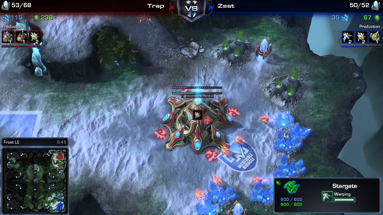 SC2 - Daily Masters - PvP - Trap vs Zest