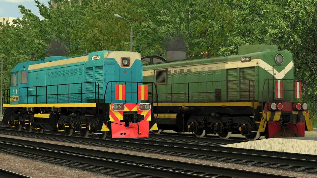 Запуск ТЭМ2 (А,У,УМ) в RTrainSim