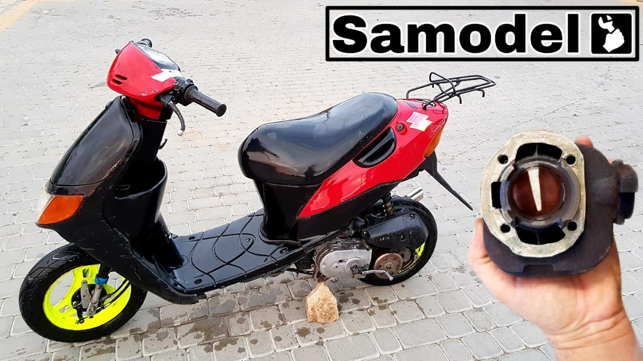 Замена ЦПГ Suzuki Lets 1