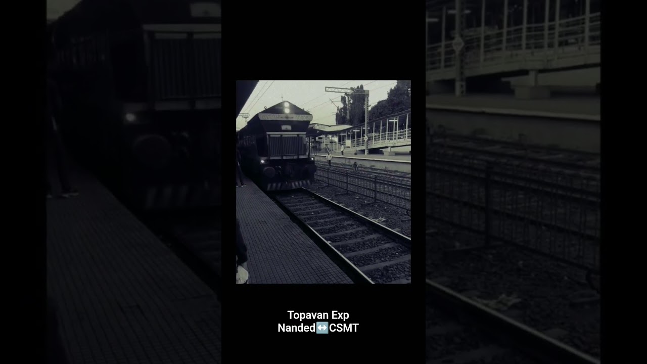 Tapovan Express 🚂🚂 Hazur Sahib Nanded to Mumbai 17618...NK Station #railway #youtubeshorts #train