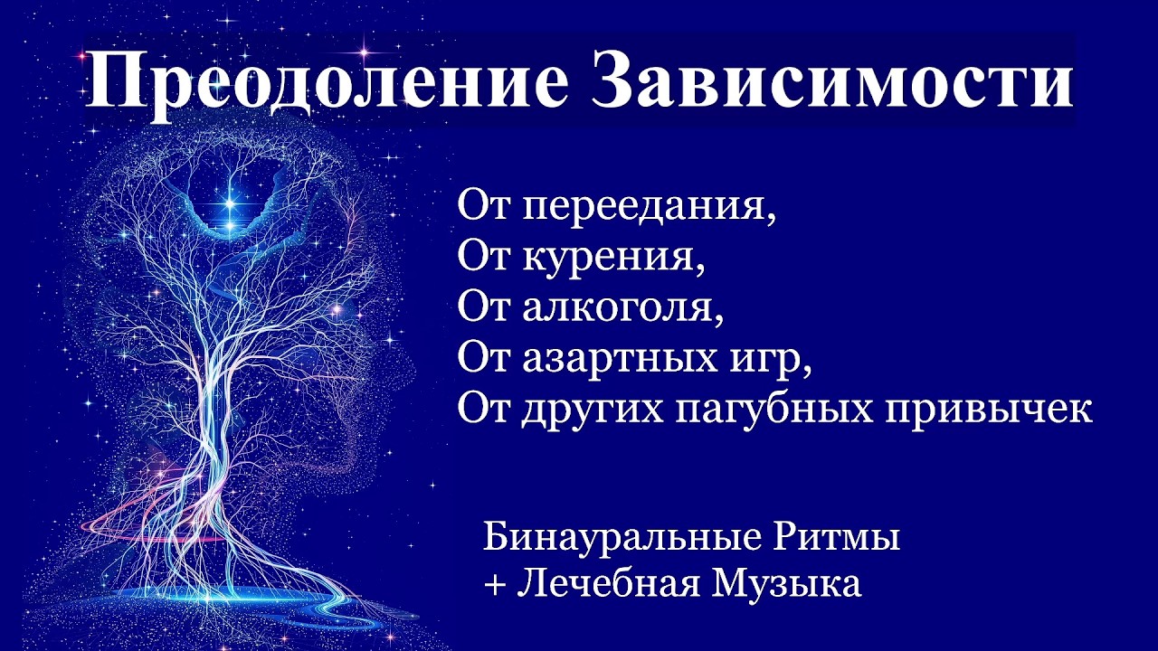 Преодоление Зависимости🎧Бинауральные Ритмы с Частотами для Повышения Силы Воли💫Anti-Addiction