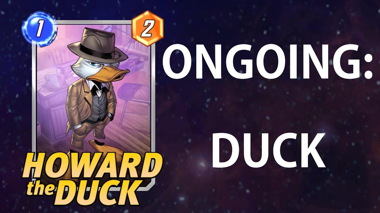 Marvel Snap But the Cards Are Honest #24 - Howard the Duck...