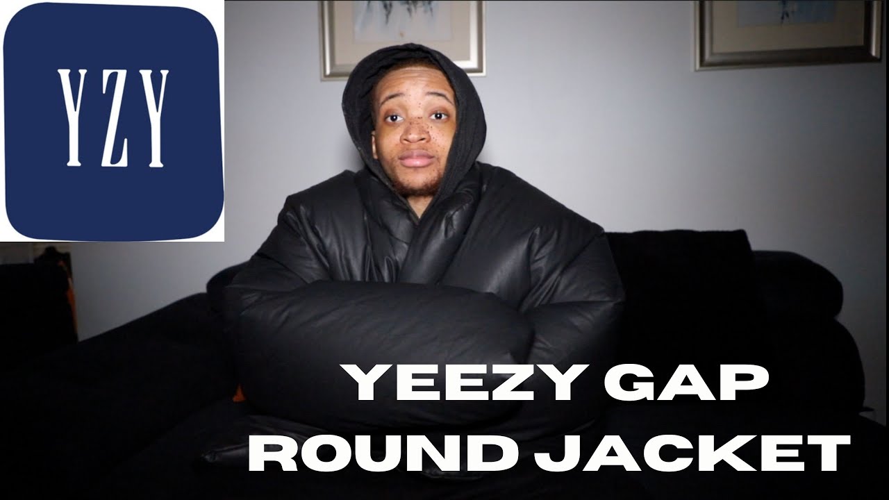 YEEZY GAP ROUND JACKET BLACK REVIEW & TRY ON SIZE XL
