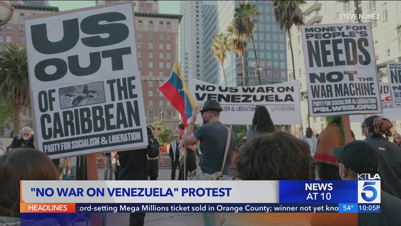 Protestors hold 