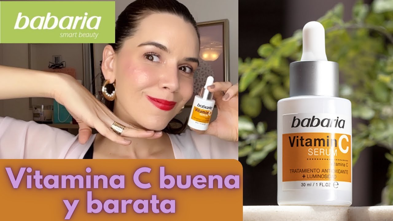 Vitamina C de BABARIA Skincare me sorprendió