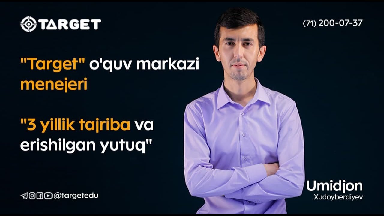 O'quv markaz ochaman yoki bosh menejer bo'laman degan yoshlar uchun