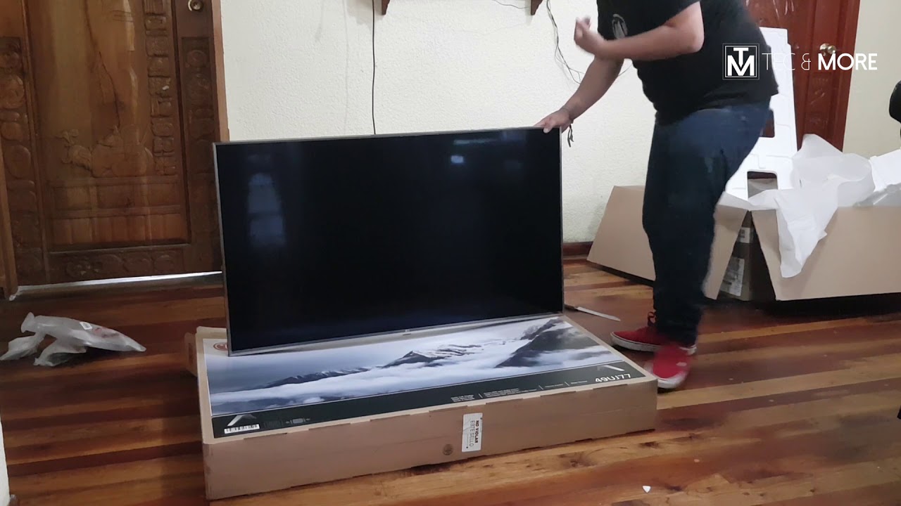 Unboxing Televisor LG 49 Pulgadas Led Smart TV Ultra HD 4K (español)