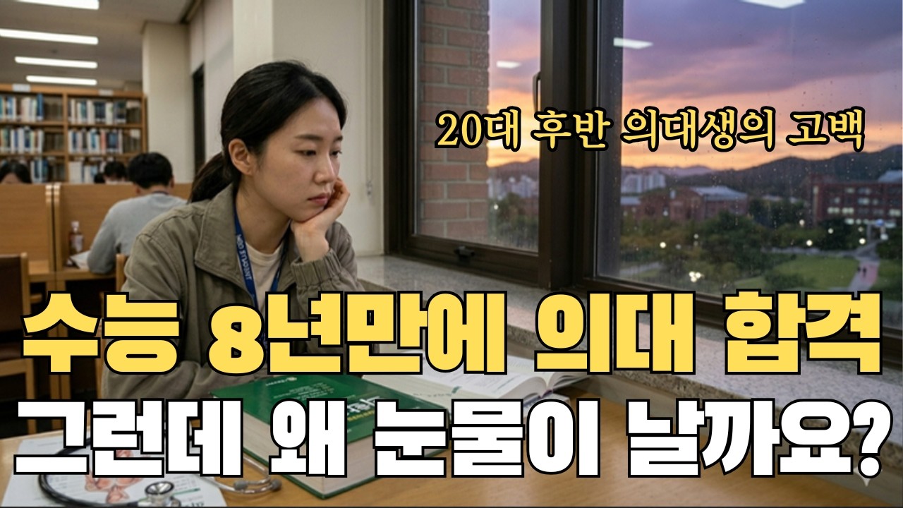 수능 8년 만에 의대 합격했는데&hellip; 