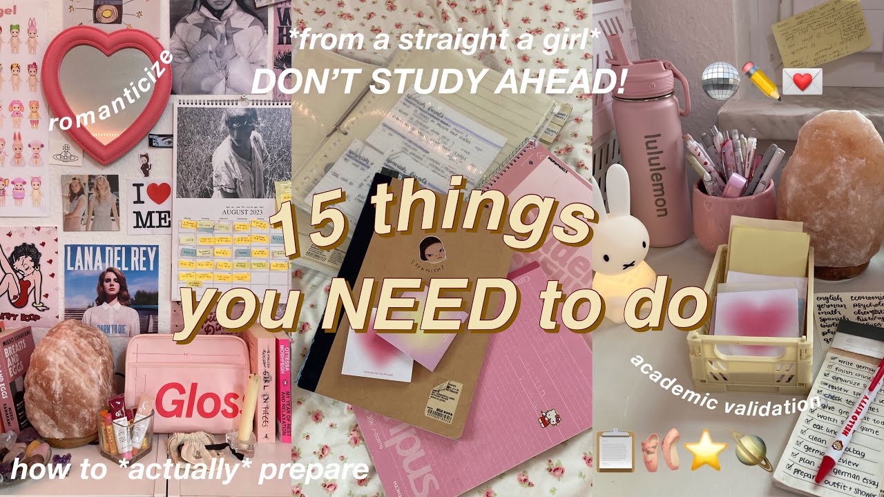 как быть «той самой девчонкой» в школе 💌✏️📋🩰 — 15 вещей, которые вам НУЖНО сделать перед возвраще...