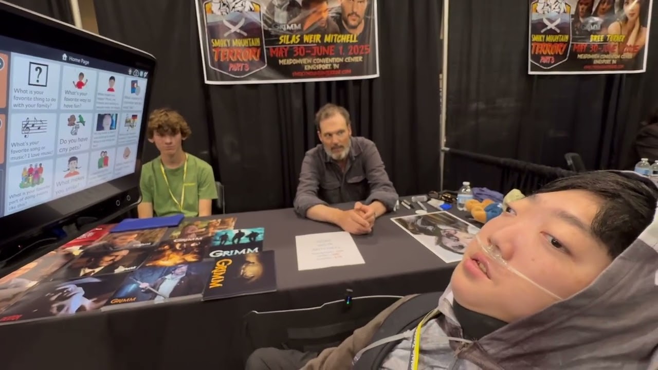 Ivan interviews Silas Weir Mitchell at Smoky Mountain Terror 2025