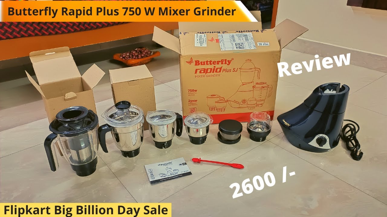 Butterfly Rapid Plus 750 W Mixer Grinder Review