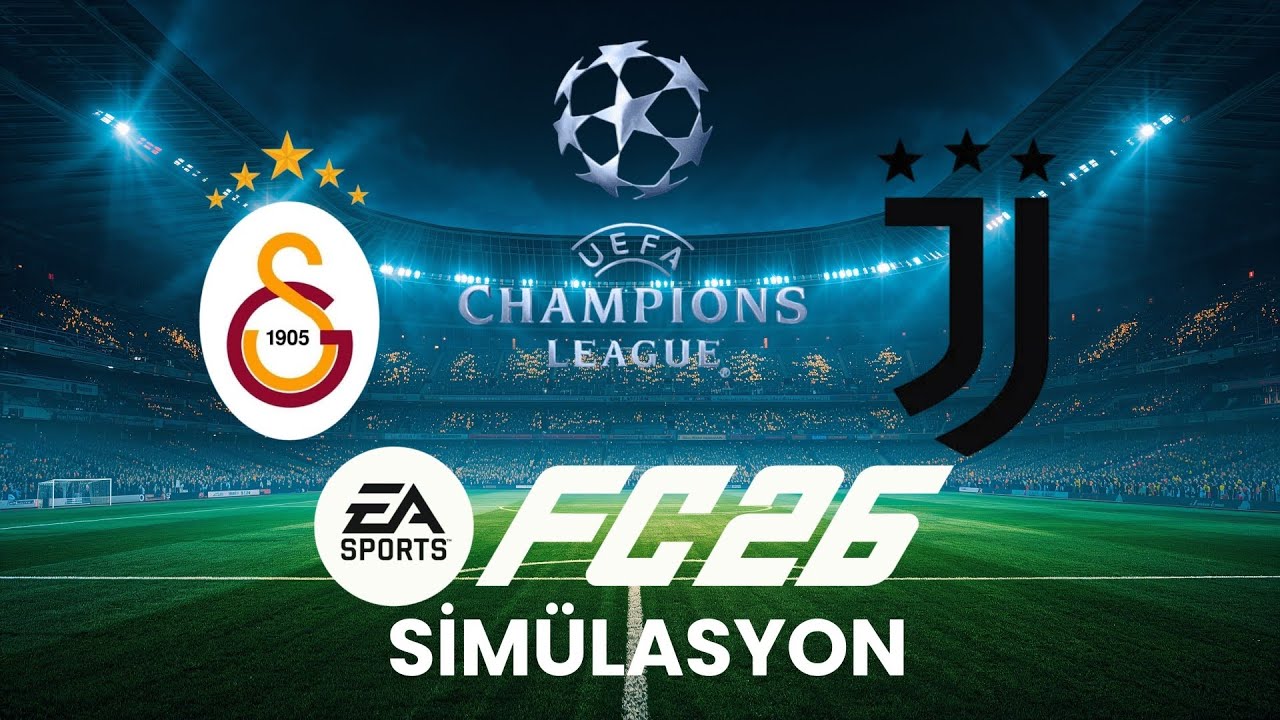 Galatasaray vs Juventus | Dev Avrupa Maçı 🔥 | Simülasyon & Detaylı Analiz