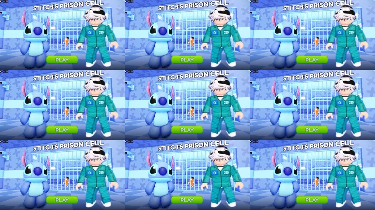 STITCH'S PRISON RUN! ‏Roblox Obby Walkthrough (No Death)
