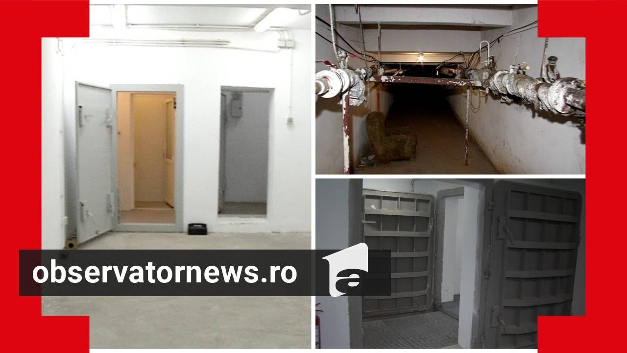 Imagini din interiorul buncărelor ascunse sub străzile din București
