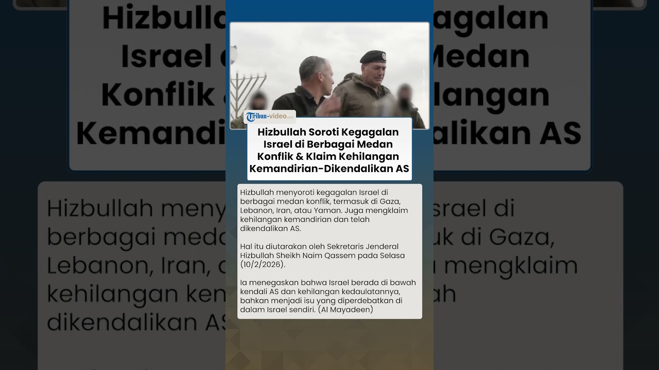 Hizbullah Soroti Kegagalan Israel di Berbagai Medan Konflik: Kehilangan Kemandirian-Dikendalikan AS