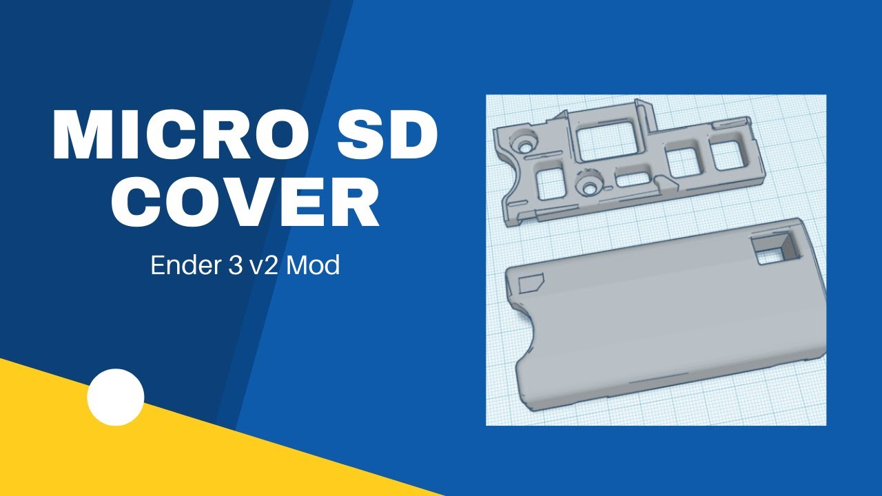 Ender 3 v2 MicroSD Housing Mod