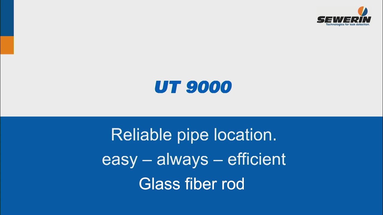 Localizador de tuberías metálicas y cables UT9000: Sonda de fibra de Vidrio
