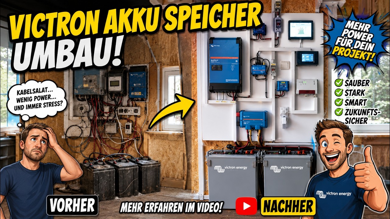 #victron #cerbo GX #multiplus  2 #ESS #Speicher PV #akku #selber #einbauen #anschließen #Distributor