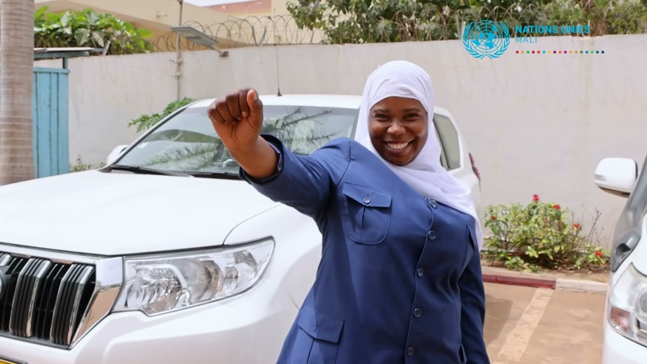 Découvrez les chauffeures de L'ONU au Mali. Ces #femmes qui conduisent le changement.