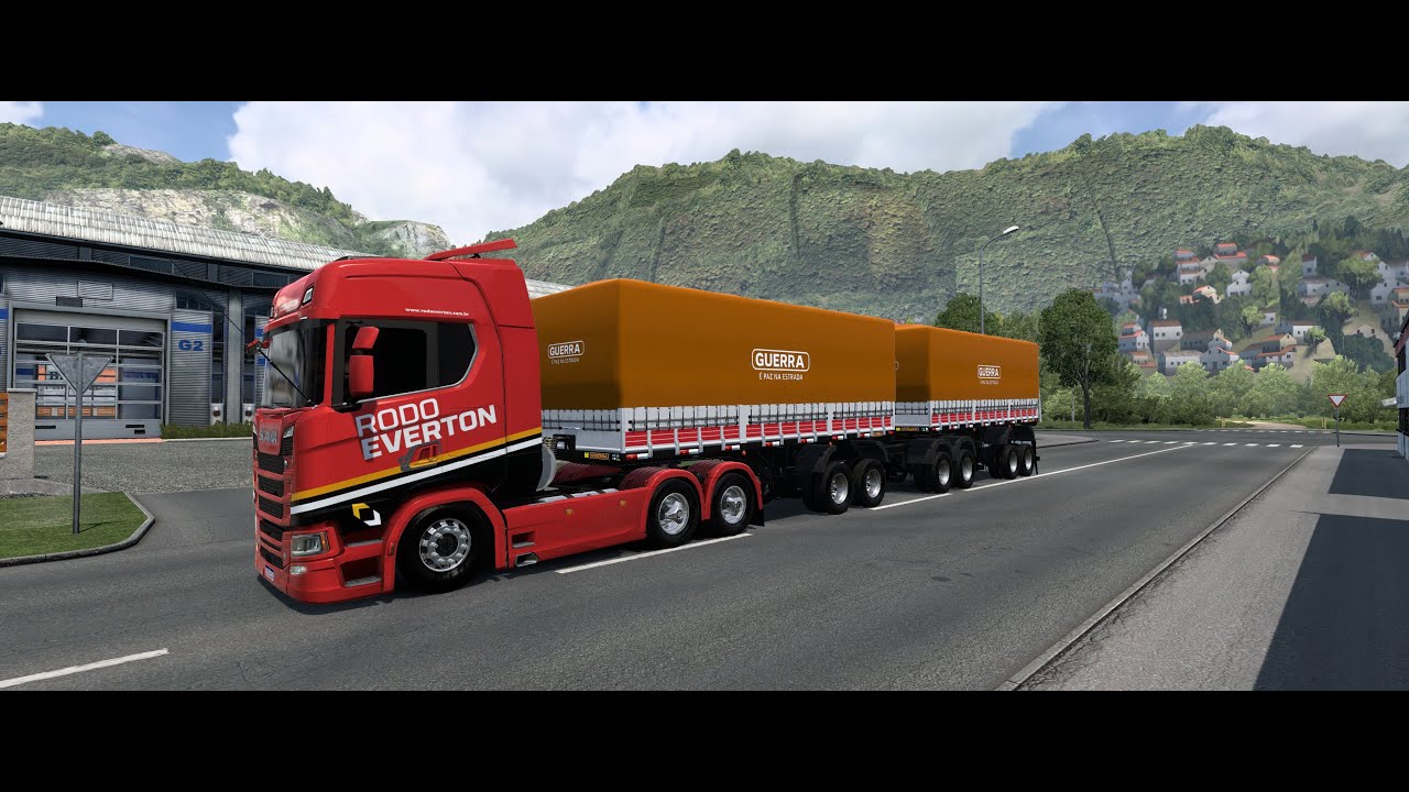 RODANDO NO MAPA EAA 1.55 ACELERANDO SCANIA S770 NO BITREM CURTO ARQUEADO
