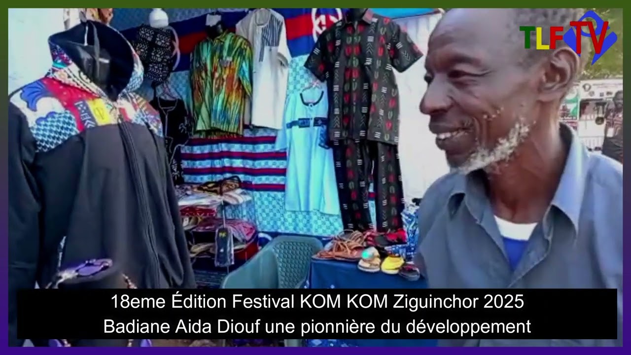 18eme Édition Festival KOM KOM Ziguinchor 2025Badiane Aida Diouf une pionnière du développement