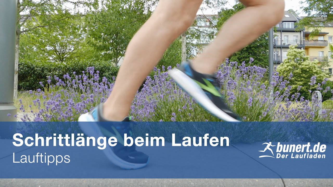 Schrittlänge beim Laufen - Lauftipps mit Lukas und Martin | bunert.de