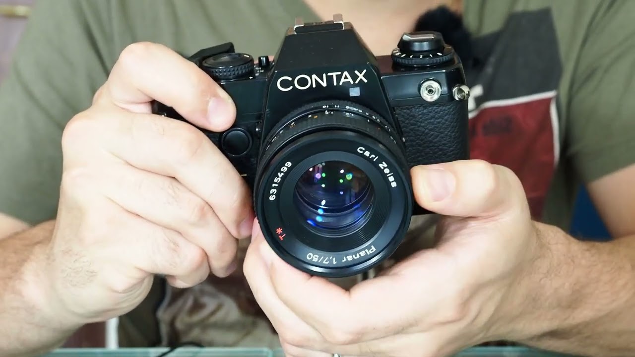 Contax 139 un piacere da usare , con ottiche zess in 4K