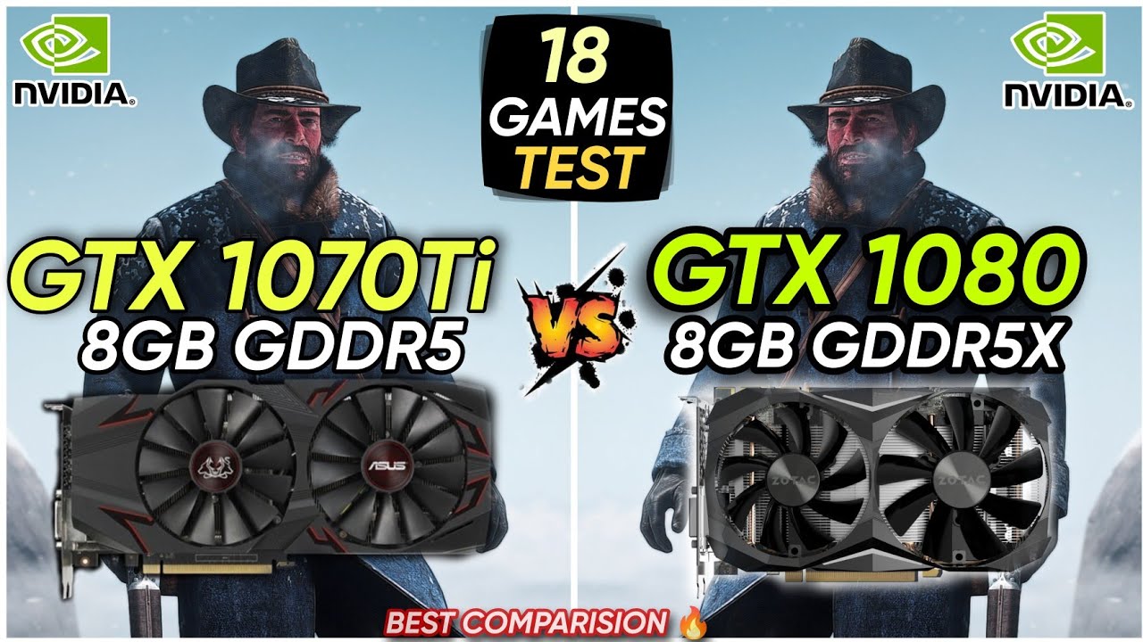 GTX 1070 Ti vs GTX 1080 | 18 Games Tested | Best Comparison 😍