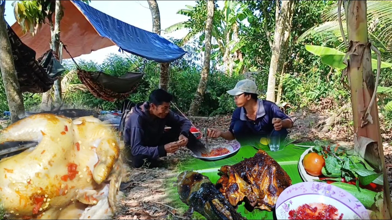 Tập 52 _ Trải nghiệm cuộc sống ngoài đồng ll Gà vườn nướng siêu cay