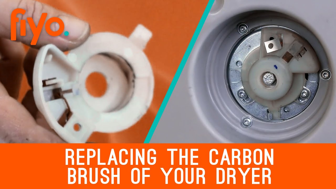 Replacing the carbon brush of your dryer