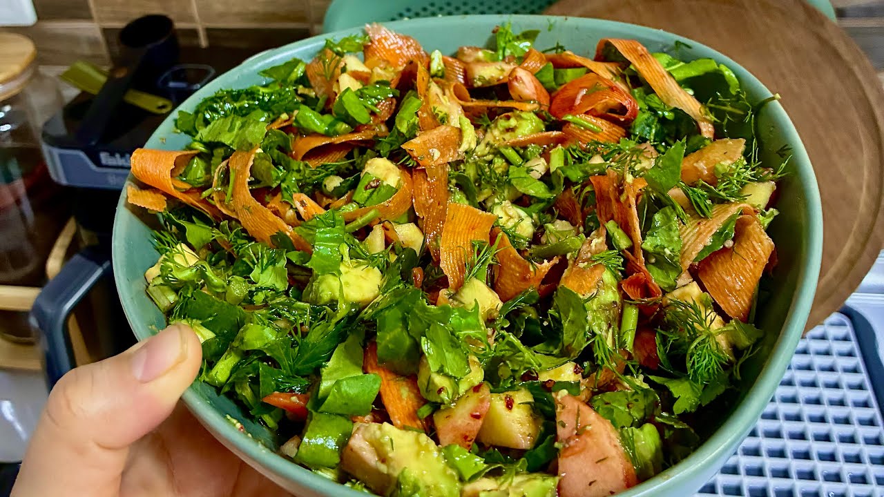 •	“Tatlı-Ekşi Dengesiyle Efsane Avokado Salatası 🥑🍎”