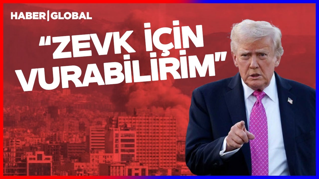 Trump'tan İran'a Yeni Tehdit: Zevk İçin Vurabilirim!