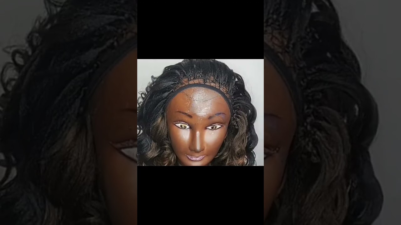 Natural crochet wig!  no leave out!! 