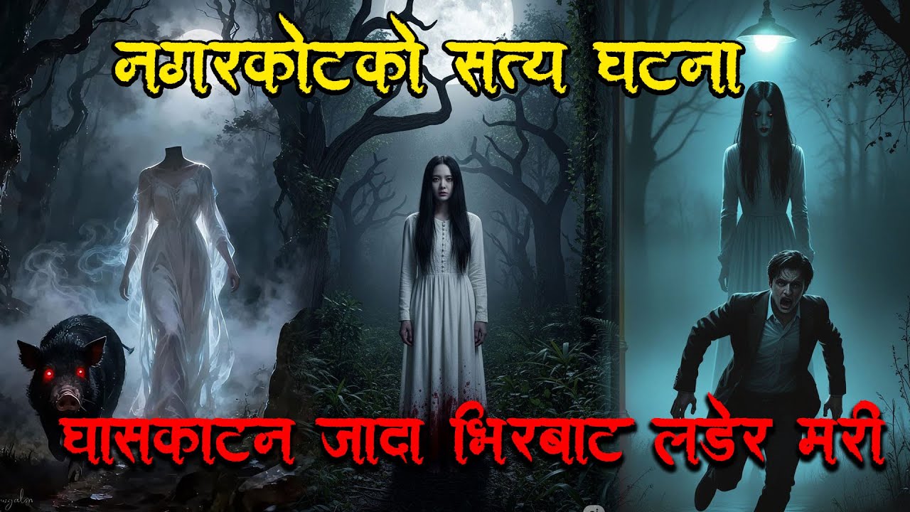 नगरकोटको सत्य घटना घाँस काट्दा जाँदा लडेर मोरी बहिनी  ।Horror podcast and story