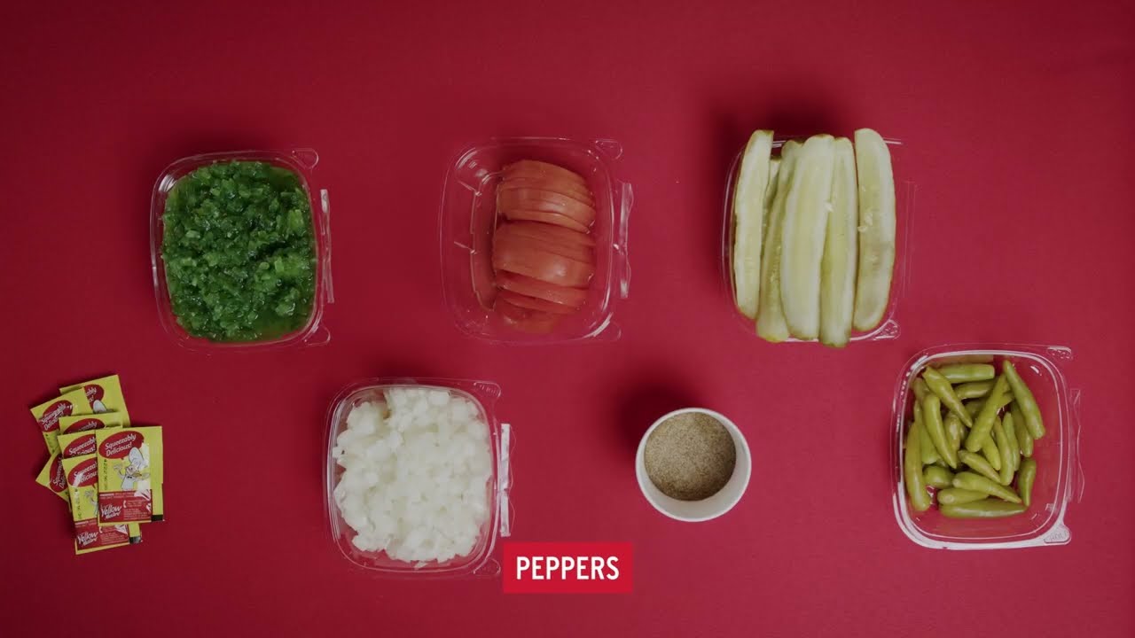 How to Make a Chicago-Style Hot Dog | Portillo&rsquo;s Fast Pack Catering Unboxing & Assembly Guide