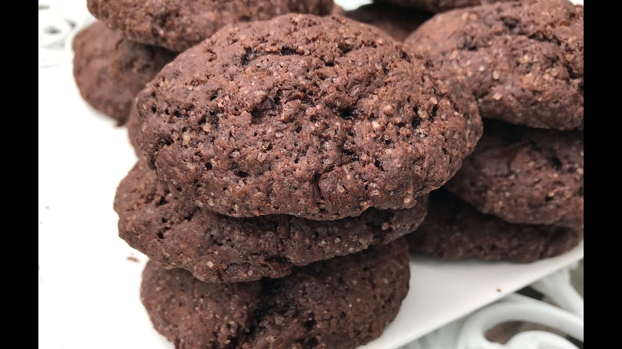 Vegan Çikolatalı Kurabiye | Soya sütü ile