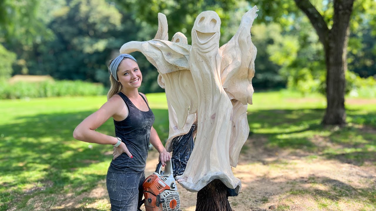 7ft Dancing Ghost Made by Hand