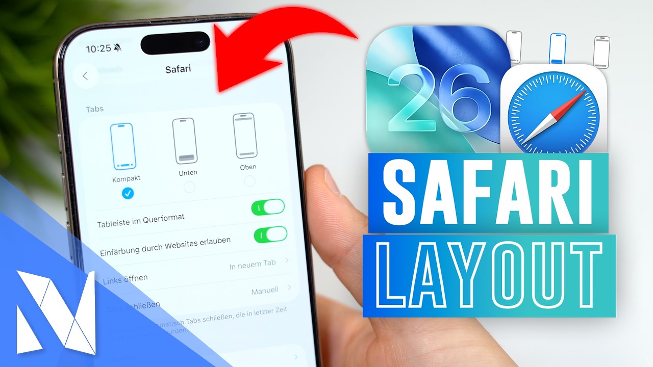 So &auml;nderst du das Safari Layout mit iOS 26! | Nils-Hendrik Welk