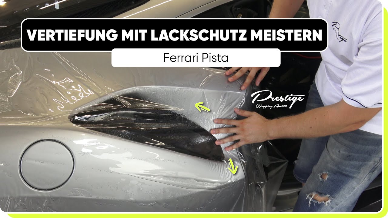 Vertiefungen mit Lackschutz meistern | Ferrari Pista