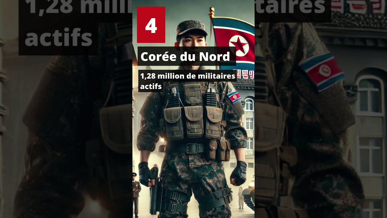 Top 5 plus grandes arm&eacute;es en termes d'effectifs militaires