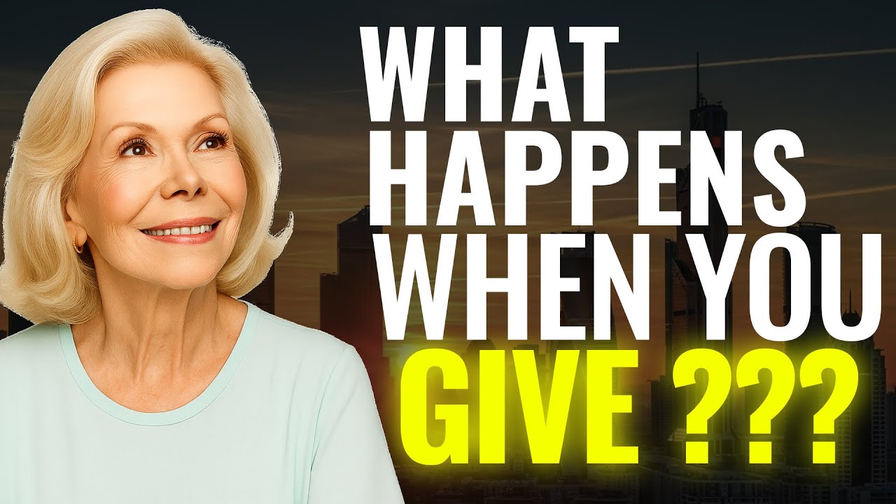 The Spiritual Law of Giving (Why You're Not Receiving Enough) | Louise Hay #selfcare #motivation