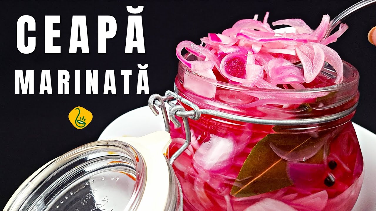 Ceapa MARINATA in otet la borcan - perfecta in sandwich-uri, salata orientala sau alte salate
