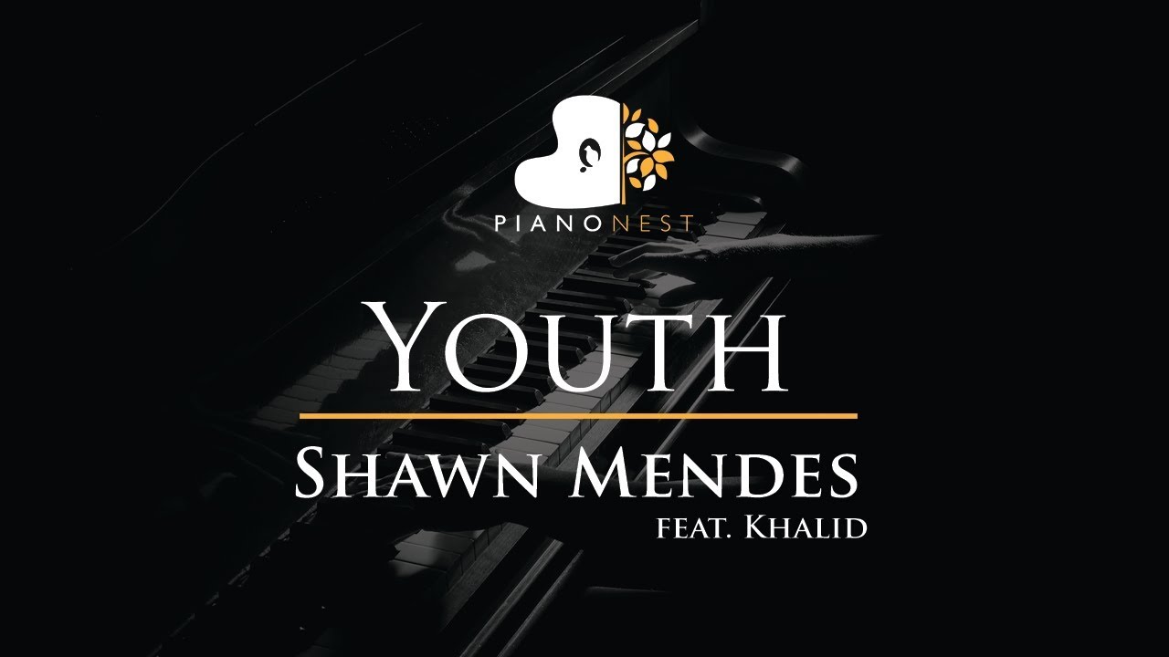 Shawn Mendes - Youth (feat. Khalid) - Piano Karaoke / Sing Along / Cover with Lyrics