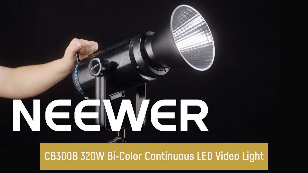 Introducing the NEEWER CB300B 320W Bi-Color Continuous LED Video Light